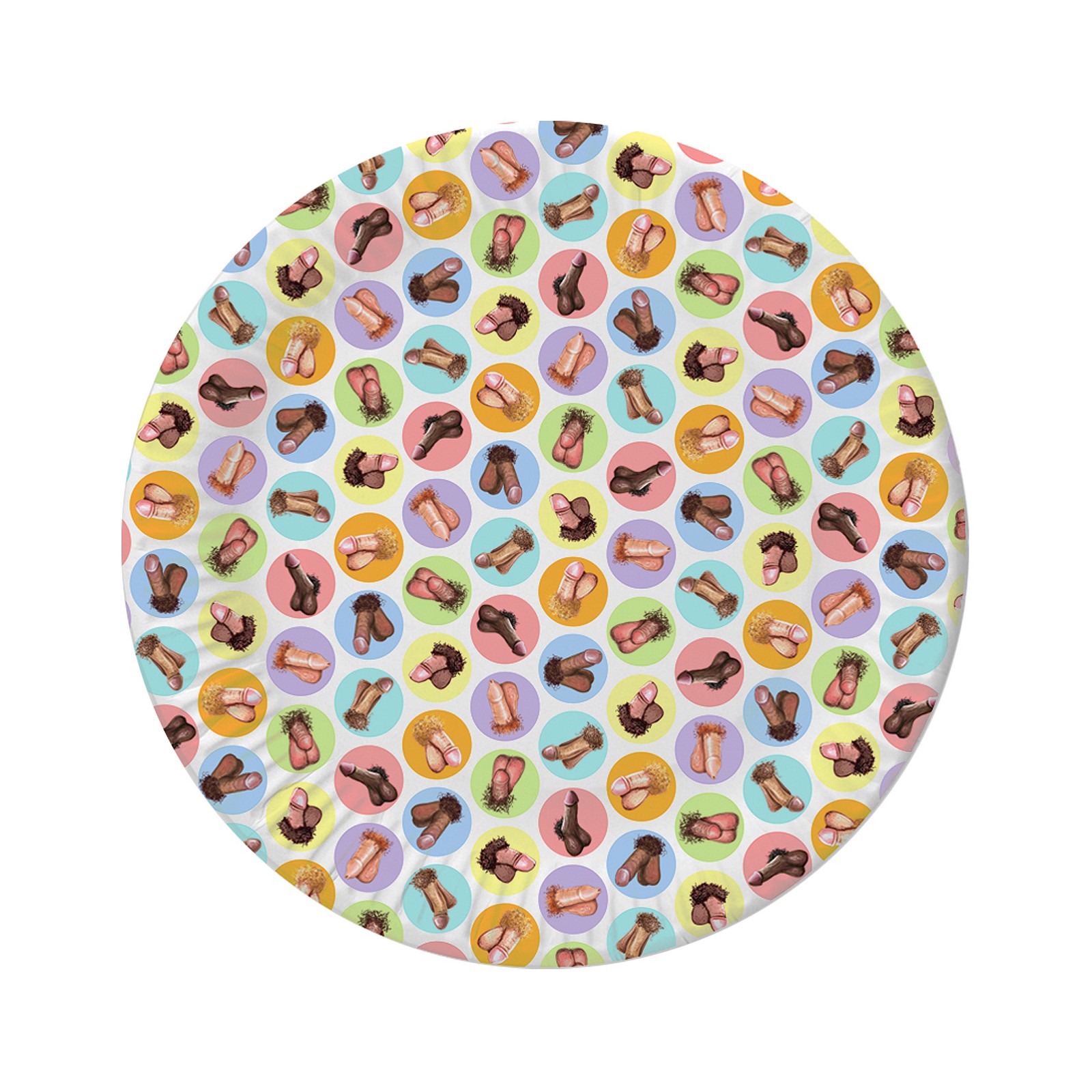 Mini-Penis Plates Pack of 8 Fun Party Supplies