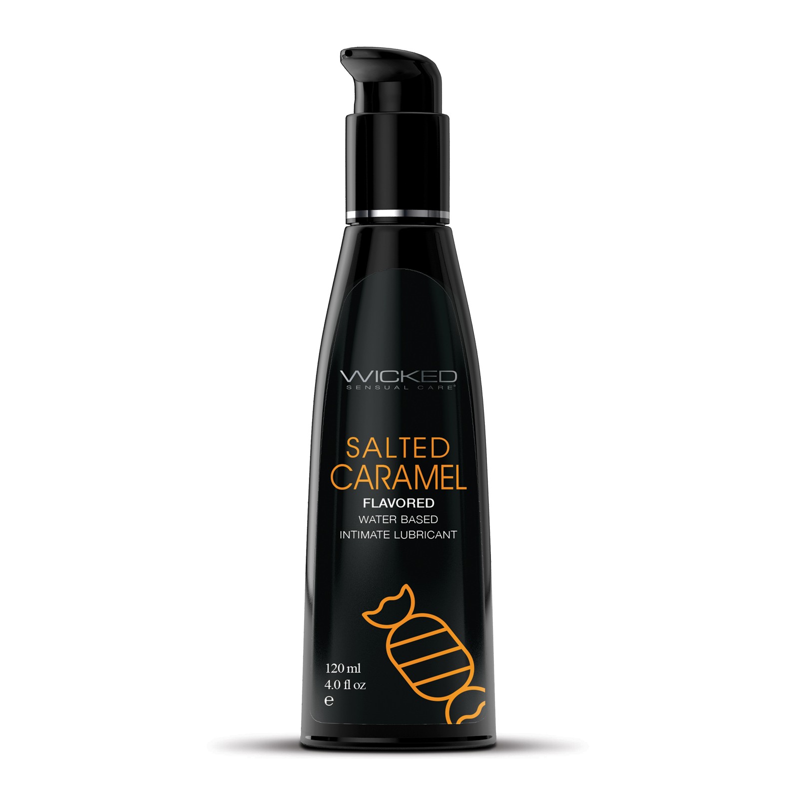 Wicked Aqua Water Based Lubricant - 4 oz Salted Caramel