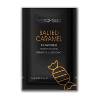 Lubricante Aqua Wicked Sabor Caramelo Salado