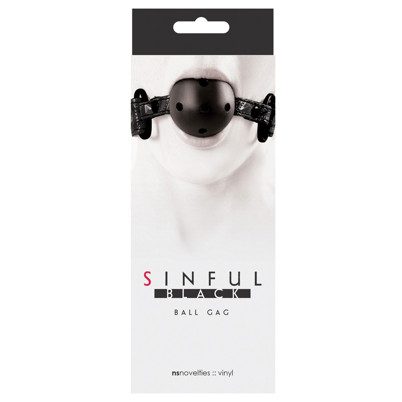 Gag de Bola Sinful Negro