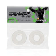 Ignite Power Stretch Donut Cock Ring Set Clear