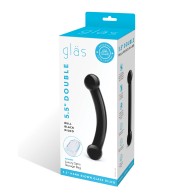 Glas Double Bull Black Glass Dildo