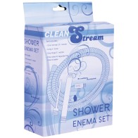 Sistema de Enema de Ducha Deluxe CleanStream Metal