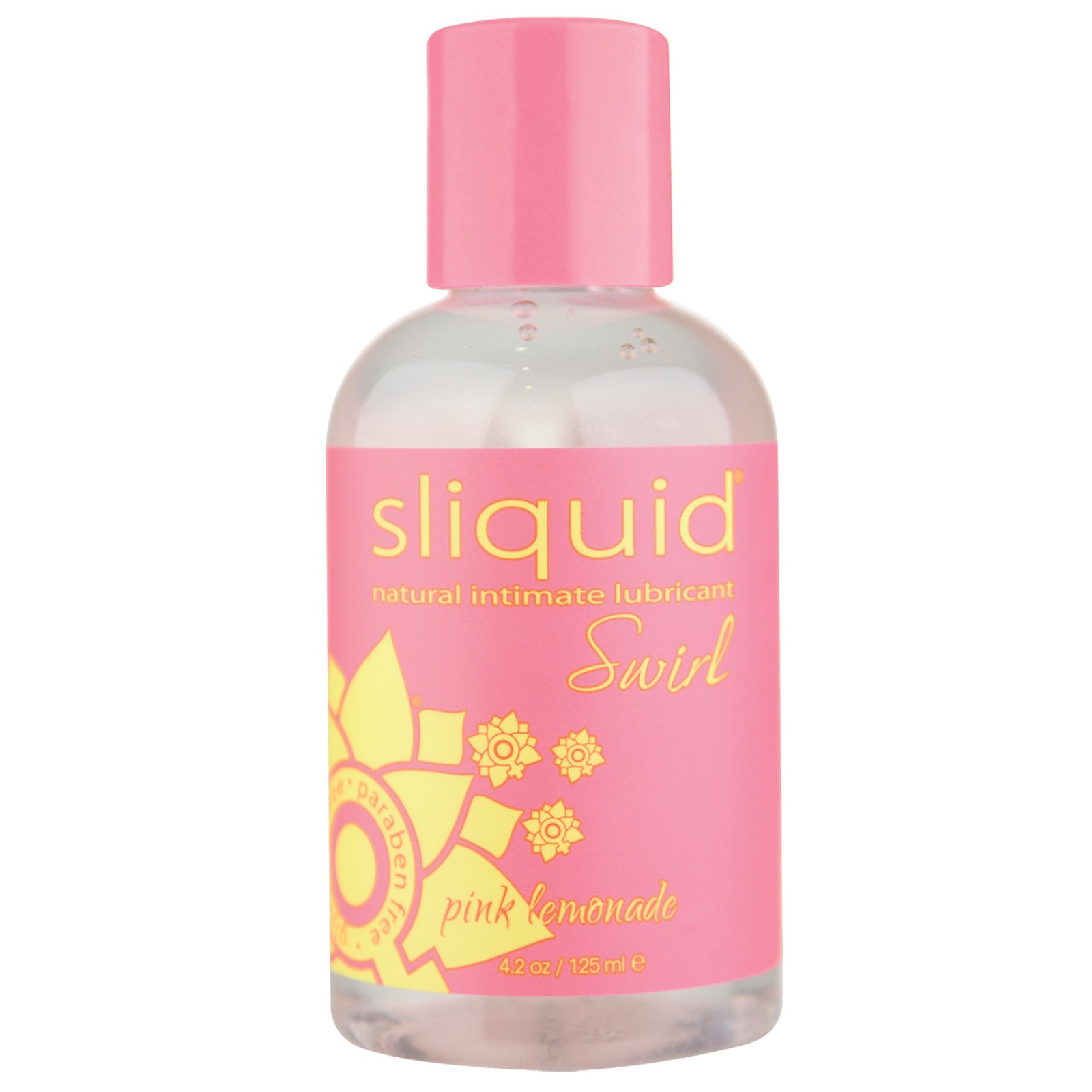 Lubricante Sliquid Naturals Swirl 4.2 oz Limonada Rosa