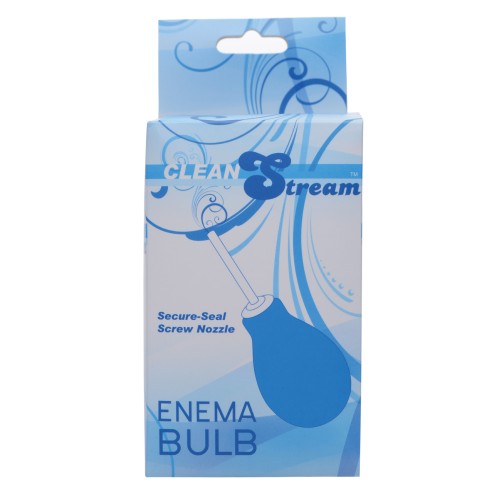 Bulbo Enema CleanStream Azul - Rápido y Fácil