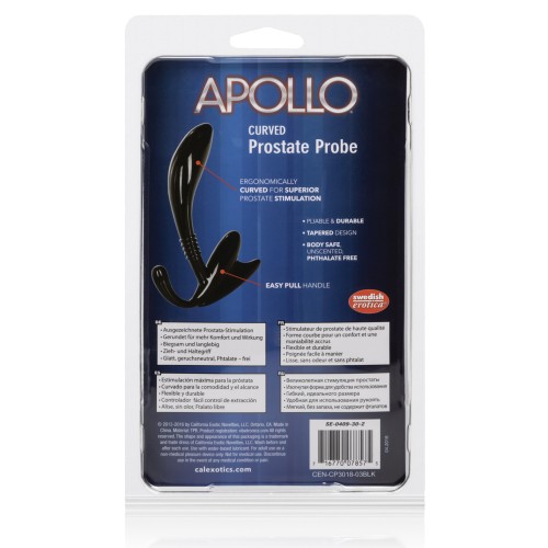 Apollo Curved Prostate Probe Black