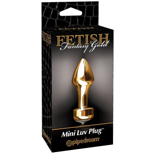 Fetish Fantasy Gold Mini Luv Plug for Back Door Pleasure