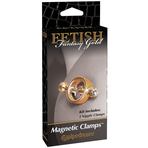 Clips Magnéticos para Pezones Fetish Fantasy Gold - Date un Capricho