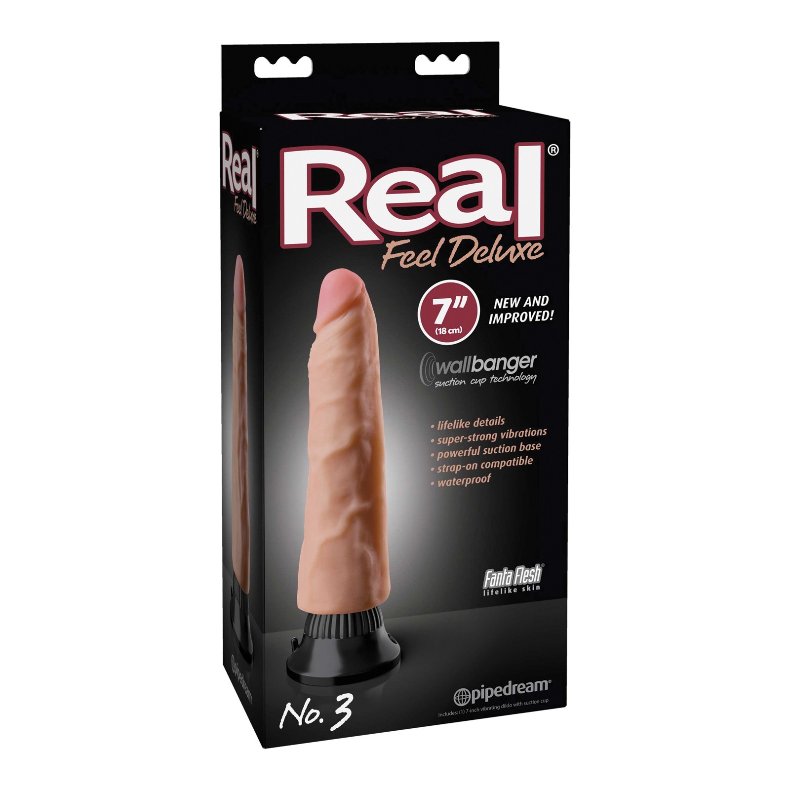 Real Feel Deluxe No. 3 7 Inch Waterproof Vibe