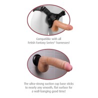 Real Feel Deluxe Waterproof Vibrator - Black