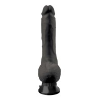 Vibrador Real Feel Deluxe No. 7 9" Impermeable - Negro