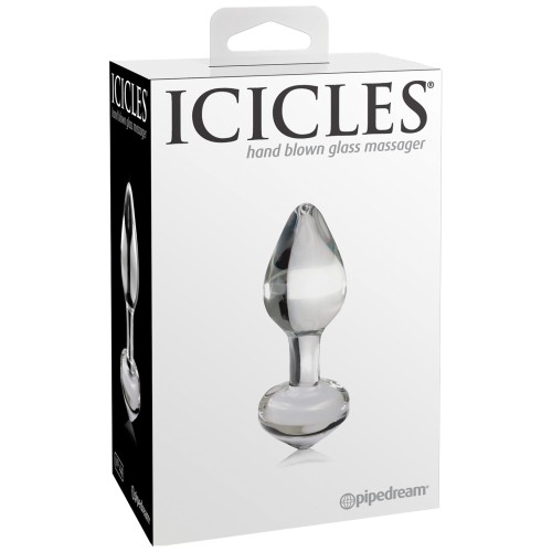 Plug Anal de Cristal Soplado a Mano Icicles No. 44