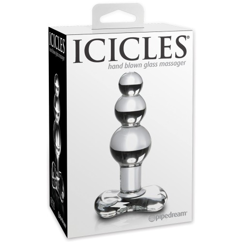 Icicles No. 47 Plug Anal de Vidrio Soplado a Mano Claro