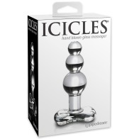 Icicles No. 47 Plug Anal de Vidrio Soplado a Mano Claro