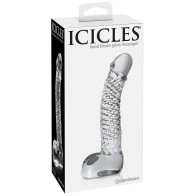 Dong de Vidrio Soplado Icicles para Punto G