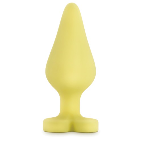 Naughty Candy Heart Spank Me Butt Plug Yellow