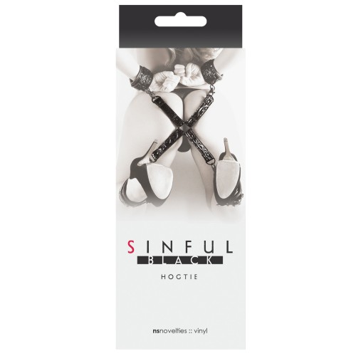 Restricción Hogtie Sinful - Negro