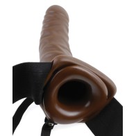 8" Hollow Strap-On for Enhanced Pleasure