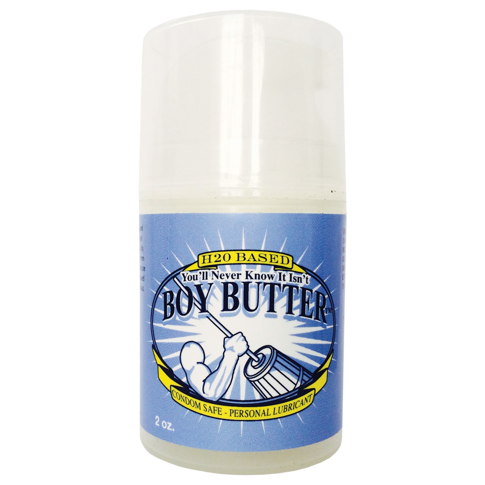 Boy Butter EZ Pump Water-Based Lubricant 2 oz