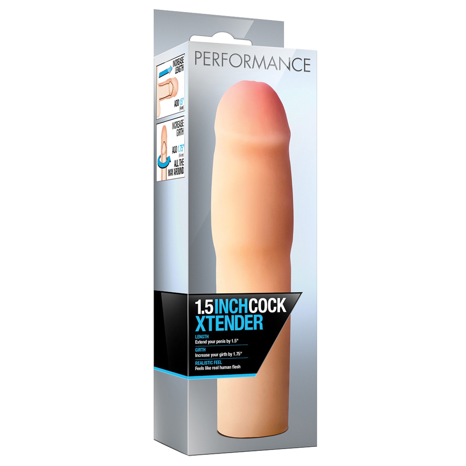 Extensor de Pene Blush Performance 1.5" - Carne