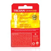 Condones Trojan Charged - Placer Intensificado