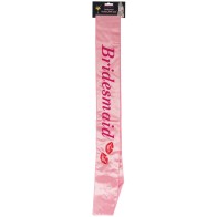 Bachelorette Bridesmaid Flashing Sash - Pink