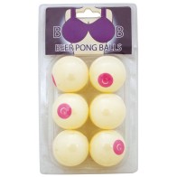 Boob Beer Pong Balls - Pack of 6