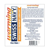 Lubricante Calentador a Base de Agua Swiss Navy 4 oz