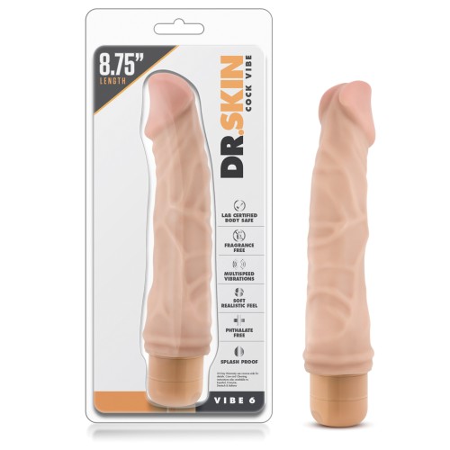 Blush Dr. Skin Vibe 9 Inch Dong #6 in Beige