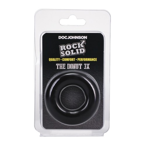 Rock Solid 3-Inch Black Donut Ring for Enhanced Performance