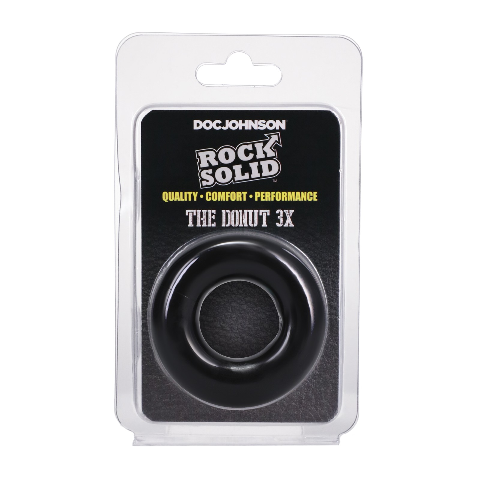 Rock Solid 3-Inch Black Donut Ring for Enhanced Performance