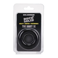 Rock Solid 3-Inch Black Donut Ring for Enhanced Performance