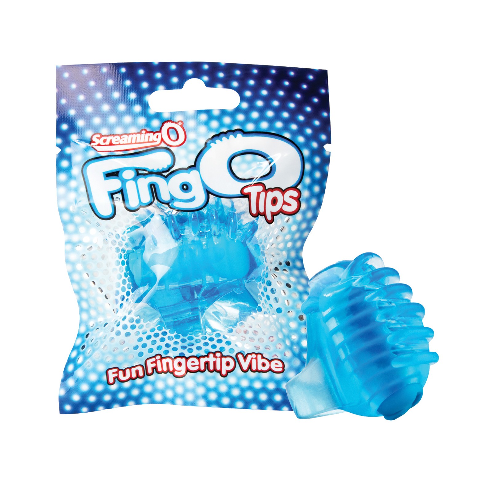 FingO Tips Screaming O Mini Vibradores - Azul