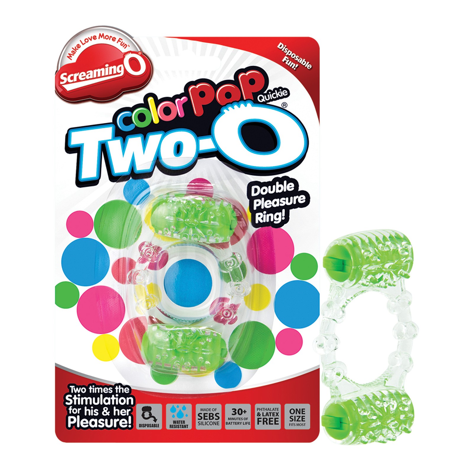 Screaming O Two-O Double Pleasure Ring