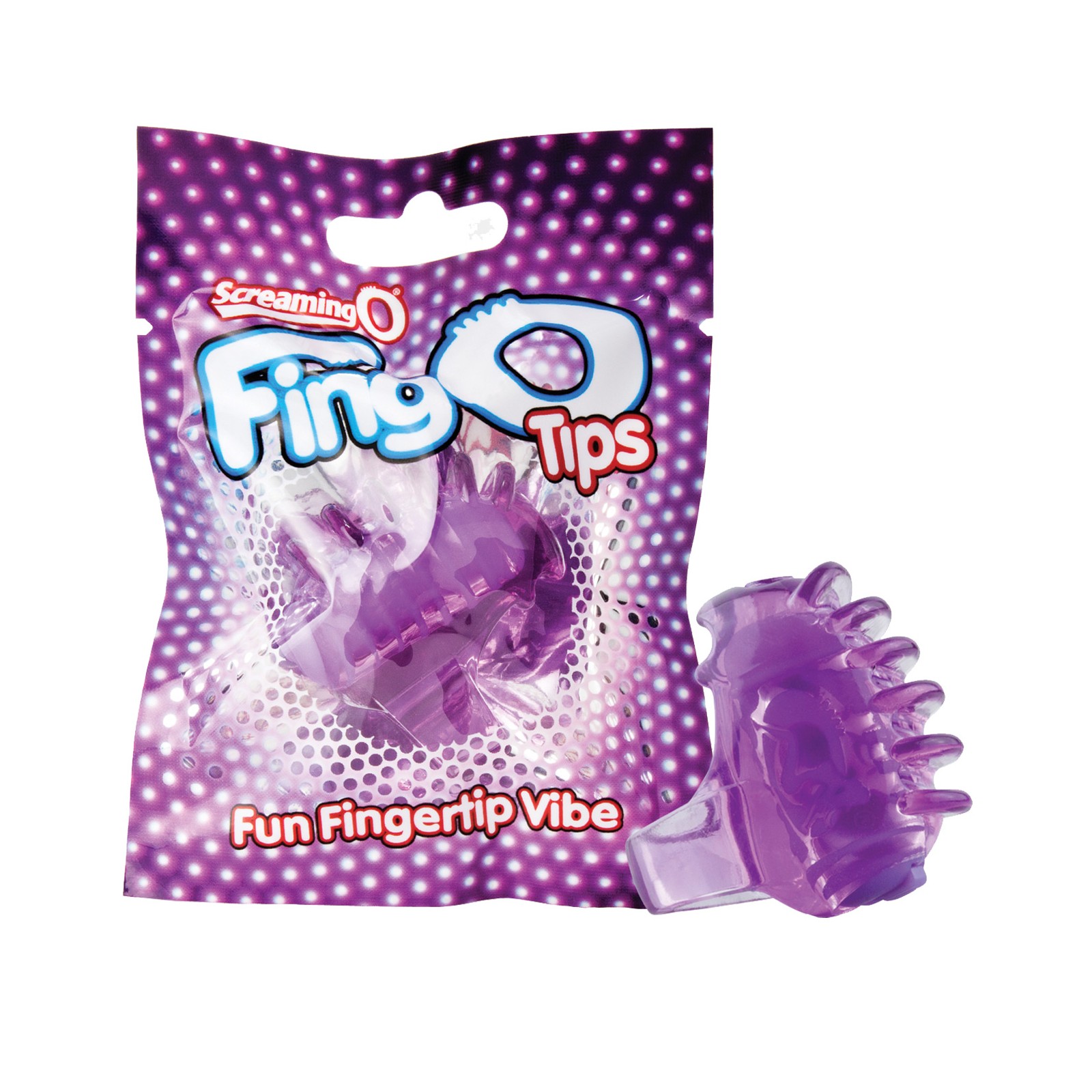 Screaming O FingO Tips Mini Vibrators Purple