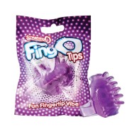 Screaming O FingO Tips Mini Vibrators Purple