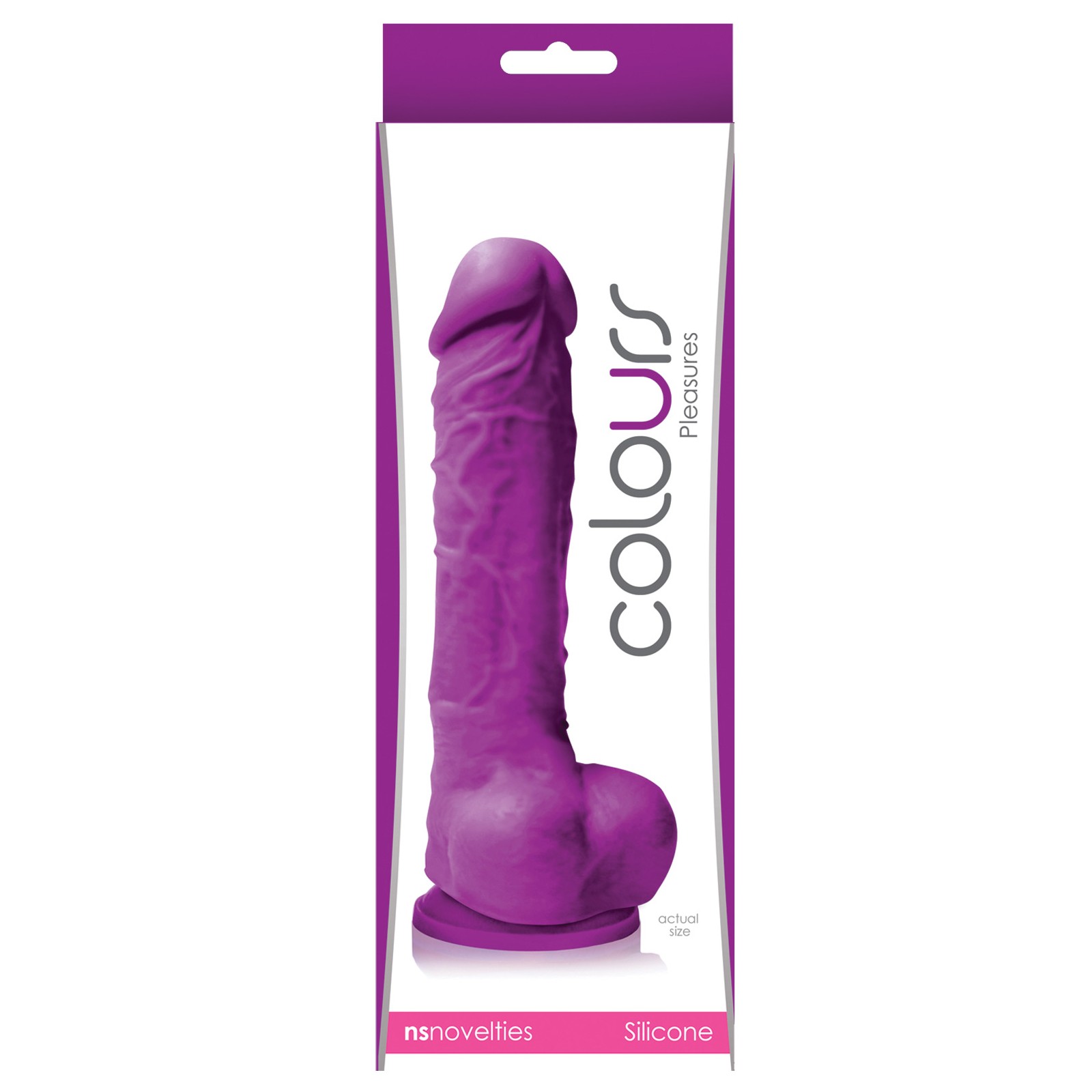 Colours Pleasures 5" Purple Dildo with Suction Cup for Intense Pleasure