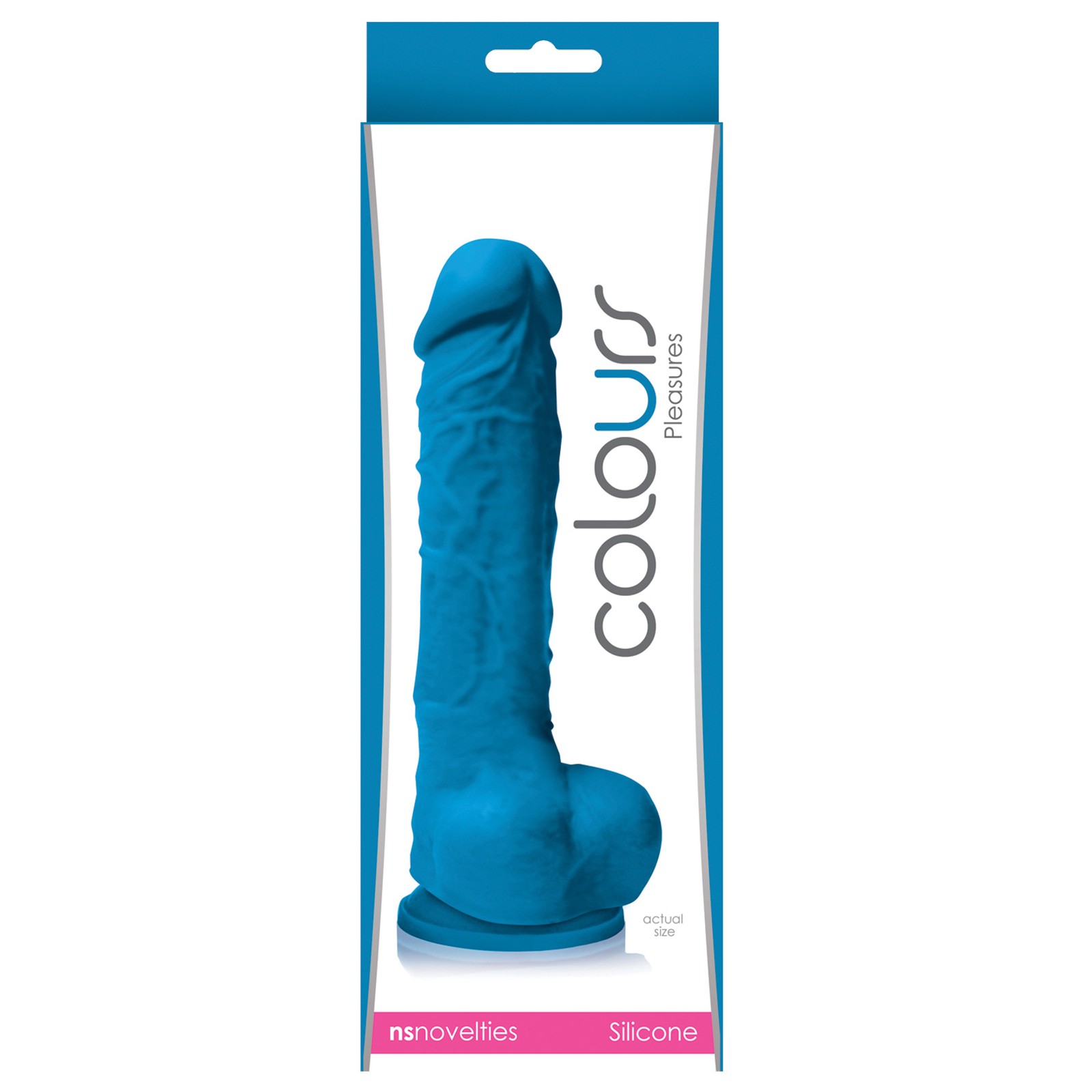 Dildo Colour Pleasures de 5 pulgadas con Ventosa - Azul