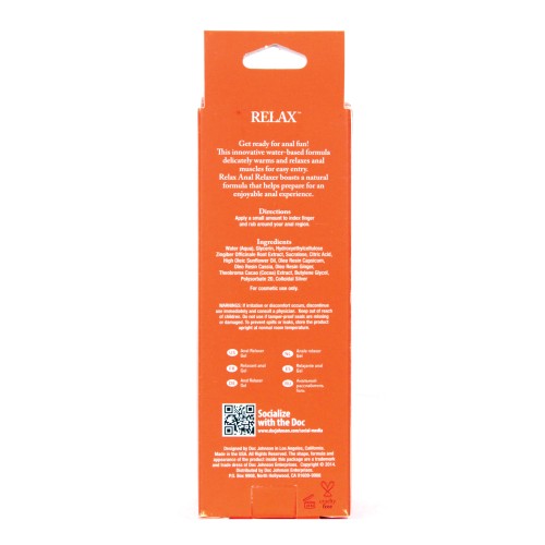 Anal Relaxer Relax - Tubo de 2 oz