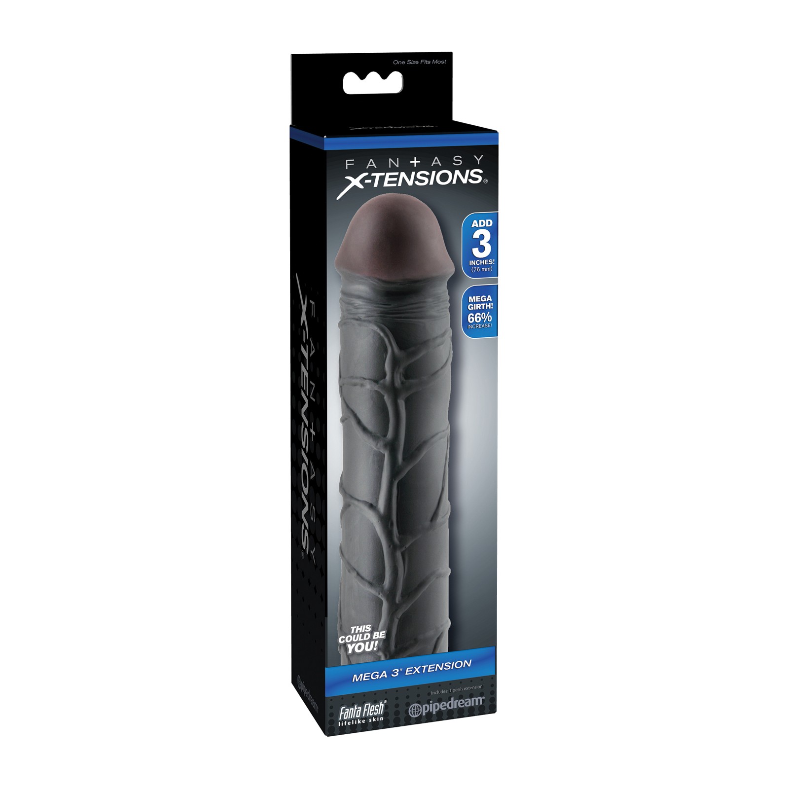 Fantasy X-tensions Mega Extension 3 inch Black