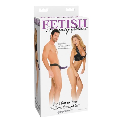 Fetish Fantasy Hollow Strap-On Purple