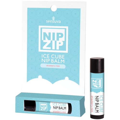 Sensuva Nip Zip Ice Cube Nipple Balm - Strawberry Mint Pleasure