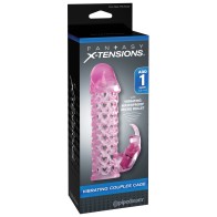 Fantasy X-tensions Pink Couples Vibrator Cage