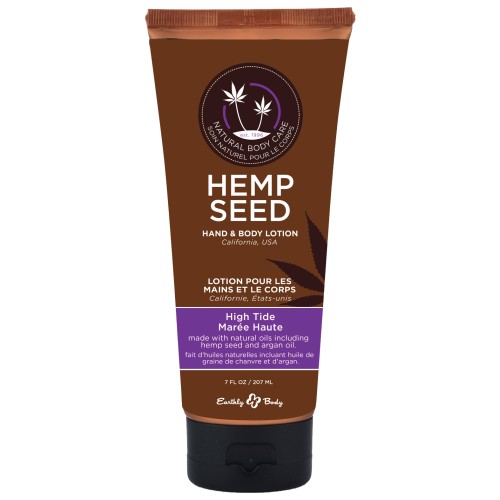 Earthly Body Hemp Seed Lotion for Nourished Skin