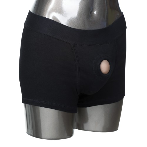 Arnés Boxer Negro Packer Gear L/XL para Placer Óptimo