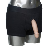 Arnés Boxer Negro Packer Gear L/XL para Placer Óptimo