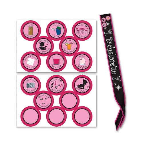 Bachelorette Sash with Badges