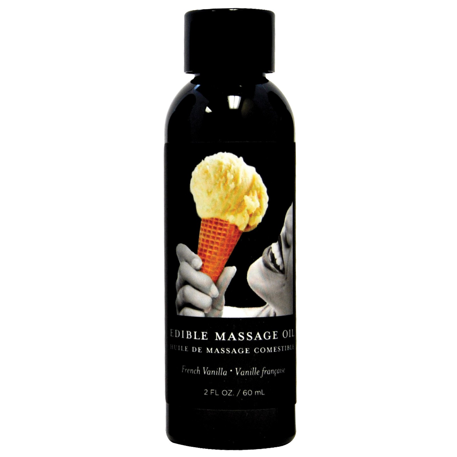 Earthly Body Edible Massage Oil - 2 oz French Vanilla