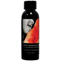 Earthly Body Aceite de Masaje Comestible - 2 oz Sandía