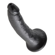 Dildo King Cock de 7" Negro